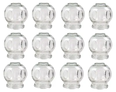 Produktbild von Glas Schröpfset für Entspannung (Feuerschröpfen)