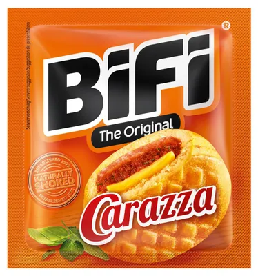 Image de Bifi Carazza Pizza Snack fourré à la sauce à pizza Pâtisserie de blé 40g