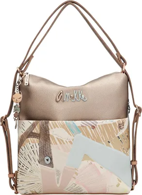 Produktbild von Anekke Schultertasche Hollywood Passion Bag Convertible Into Backpack Multicolor dunkelblau