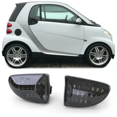 Produktbild von LED Seitenblinker Blinker Schwarz für Smart Fortwo Cabrio Coupe 451 ab 2007-2015