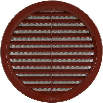 Immagine prodotto di Griglia di ventilazione rotonda con rete VM, Ø 150 mm, marrone 0402