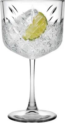 Produktbild von Pasabahce Timeless gläserset, 12 Stück Gin Tonic gläser 50 cl für ein 12 Pers. Gedeck, Glas geschliffen in Kristall Optik auf stabilen Fuß, Partyset