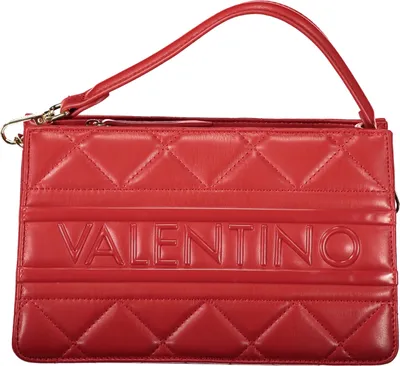 Produktbild von Elegante Rote Damentasche mit Abnehmbarem Schulterriemen und Details