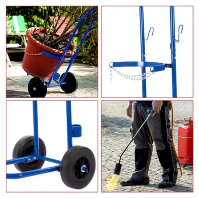 Produktbild von Toolland Gasflaschen-Trolley für Gasflaschen QT118