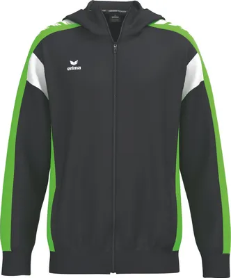 Produktbild von erima CELEBRATE 125 Trainingsjacke mit Kapuze 116 schwarz/green gecko