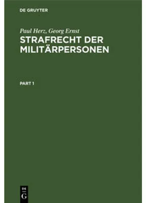 Immagine prodotto di Strafrecht der Militärpersonen
