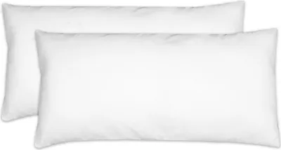 Produktbild von 2er Set Kopfkissen, Dekokissen, 40x80 cm, 100% Polyester