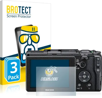 Produktbild von 3x BROTECT Schutzglas für Ricoh GR II 2015 Schutzfolie Panzer Folie Glas Display Schutz klar
