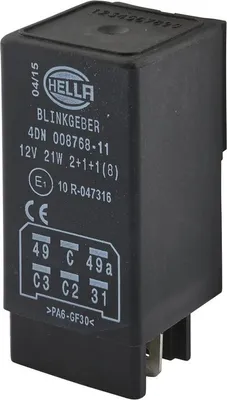 Produktbild von Blinkgeber 12 V 6-polig HELLA passend für MASSEY FERGUSON MF 5400