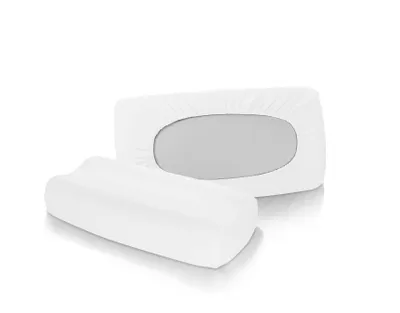 Produktbild von Fleuresse Vital-Comfort Jersey-Bezug für Nackenstützkissen weiß