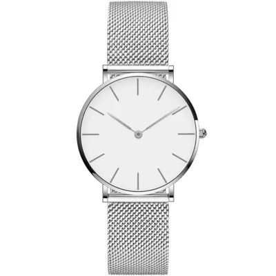 Produktbild von Tyme Ibiza Damen Uhr Analog Quarz Wasserdicht Armbanduhr Mesh Ultradünne Damenuhr in Geschenkbox