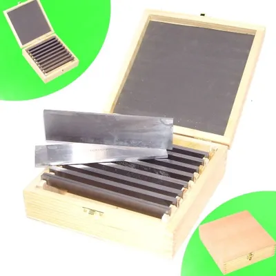 Obrázek produktu pro Paralelní podložka 160mm Sada 55543 Paralelní podložky Frézovací podložky 9 párů 18ks