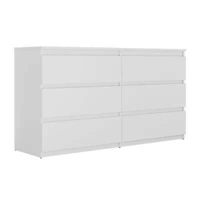 Produktbild von Moderne Kommode HANA M6, Weiß 140cm