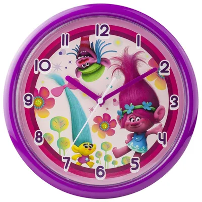 Obrázok produktu pre RHYTHM TROL35 Nástenné hodiny TROLLS Viacfarebné