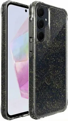 Produktbild von imoshion Klare Glitter Backcover Samsung Galaxy A35 - Gold