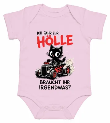 Zdjęcie produktu dla "Idę do piekła, czego chcecie?" - body dla dziecka, różowy, rozmiar 12/18. (Sarkastyczne stwierdzenie)