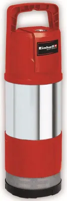 Image de Einhell Pompe à pression immergée GE-PP 1100 N-A, puissance 1100 watts, débit max. 6000 l/h, hauteur de refoulement max. 45 m, fonction automatique, corps de pompe en acier inoxydable, 4171430