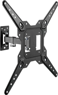 Obrázek produktu pro AISENS WT55TSE-151, 100 x 100 mm, 400 x 400 mm, -8 - 5°, -90 - 90°, Ocel, Černá