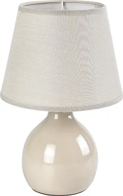 Image de Rabalux Lampe de table beige Ingrid pour ampoule E14 74076