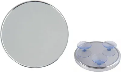 Produktbild von Spiegel mit 5-facher Vergrößerung und Saugnapf, Durchmesser 17 cm