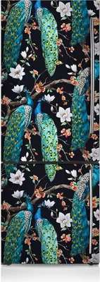 Produktbild von Kühlschrankmagnete Kühlschrank Magnetfolie Magnete Küche 60x205 cm - Pfau