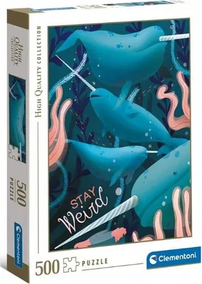 Produktbild von Clementoni Narwhal, 500 Stück(e), Kunst, 10 Jahr(e)