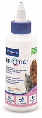 Immagine prodotto di VIRBAC EpiOtic detergente auricolare - liquido per la pulizia delle orecchie per cani e gatti - 60 ml