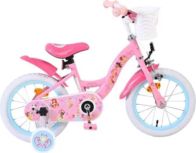 Produktbild von Disney Princess Kinderfahrrad - Mädchen - 14 Zoll - Rosa
