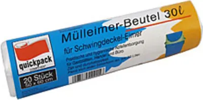 Produktbild von 20 Müllbeutel, 30 Liter, transparent