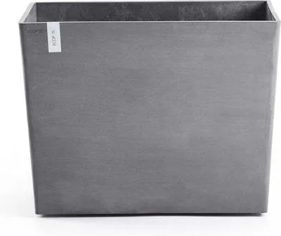 Produktbild von Pflanzkübel Ecopots Paris mit Rollen Kunststoff 85 x 40 x 65 cm grau
