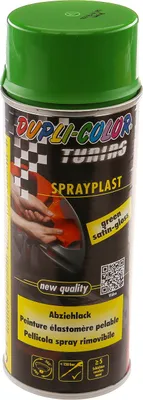 Produktbild von Dupli-Color Sprayplast Abziehlack, grün, glänzend - 400ml