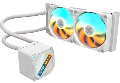 Obrázek produktu pro GIGABYTE GAMING 240 ICE, Kapalinový chladič typu vše v jednom, 12 cm, Bílá