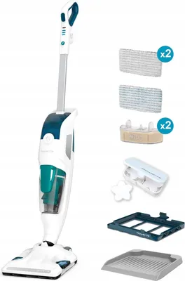 Zdjęcie produktu dla Rowenta RY7757WH Clean&Steam Revolution Myjka Parowa biała nowa
