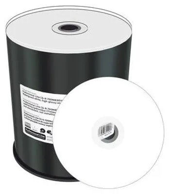 Image de MediaRange MRPL514 MediaRange CD-R 700MB 100pcs Waterguard weiß wasserfest