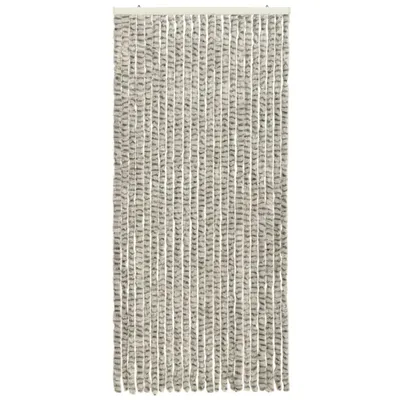 Image de Moustiquaire Gris clair et gris foncé 90x220 cm Chenille