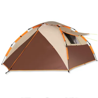 Produktbild von 3 Personen Zelt, Campingzelt, Doppelwand Zelt, Oxford Stoff, Wasserdicht, Belüftet, UV-Schutz, Tragbar, Familienzelt