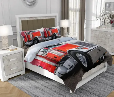 Obrázok produktu pre Obliečky 200x220 cm + 2x70x80 cm, 3-dielna súprava, 100% bavlna (bavlnený satén), zips, viacfarebná - SOVIO | So.0340