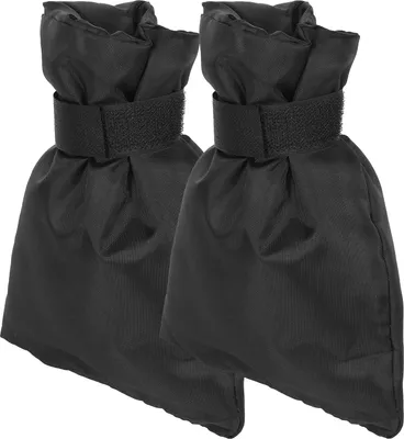 Obrázek produktu pro 2 ks černých ochranných obalů na venkovní vodovodní kohoutky pro zimní období, ochrana proti mrazu, kryt ventilu kohoutku, příslušenství, 15 x 21 cm