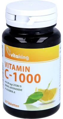 Zdjęcie produktu dla Witamina C 1000 z bioflawonoidami w tabletkach 30 kapsułek