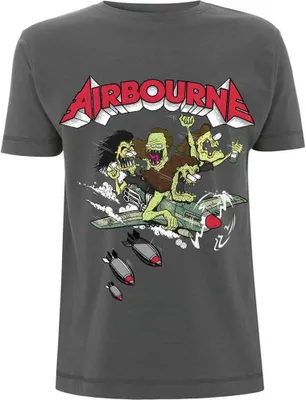 Image de Airbourne - Nitro T-Shirt Uni Large - Vert