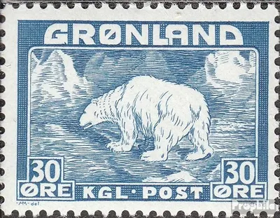 Produktbild von Briefmarken Dänemark - Grönland 1938 Mi 6 postfrisch Christian X.