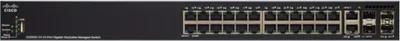 Produktbild von Cisco SG350X-24MP - Managed - L3 - Gigabit Ethernet (10/100/1000) - Power over Ethernet (PoE) - Rack-Einbau - 1U