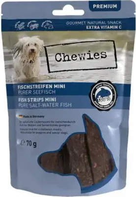 Produktbild von Chewies Fischstreifen Mini 70g