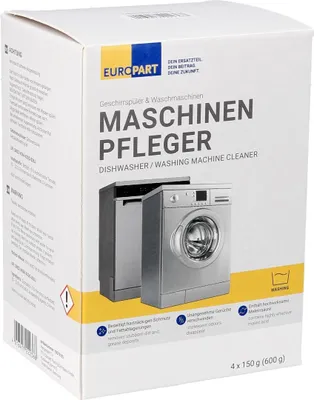 Produktbild von Maschinenpfleger universal für Waschmaschine Geschirrspüler 4x150g
