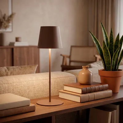 Obrázek produktu pro Stolní lampa dobíjecí stolní lampa bezdrátová dotyková výškově nastavitelná dobíjecí baterie vyměnitelná