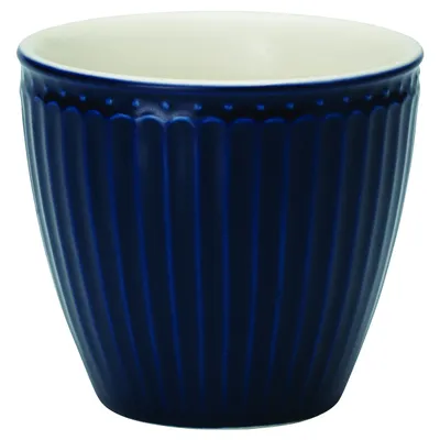 Produktbild von Greengate Alice Latte Cup dark blue 9 cm
