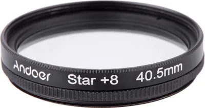 Obrázek produktu pro Andoer 40,5 mm UV + CPL + Star8 + Close-up (+ 1 + 2 + 4 + 10) Fotografický filtr UV cirkulární polarizační filtr Star 8-bodový makro filtr pro objektivy digitálních zrcadlovek Canon Nikon Sony