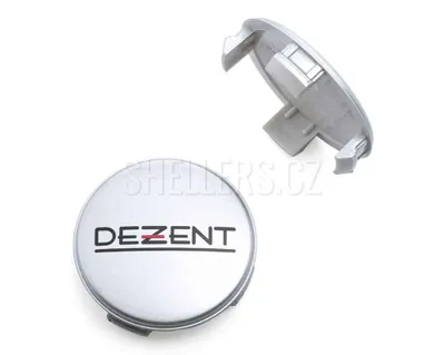 Obrázok produktu pre Stredový kryt zliatinového kolesa Ø 53/56 mm, plast Dezent ZT2020P, s logom, strieborný
