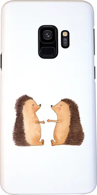 Produktbild von Mr. & Mrs. Panda Samsung Galaxy S9 Handyhülle Igel Liebe - Weiß - Geschenk, Freundin, Cover, Handy Case, Hochzeitstag, Hülle, Hochzeit, Schutzhülle