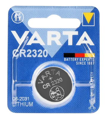 Produktbild von Varta -CR2320, Einwegbatterie, CR2320, Lithium, 3 V, 1 Stück(e), 135 mAh